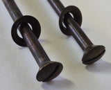 Pedal Board Contact Assembly Mounting Bolt, Nut & Washers (Pair) A & B series Organs "Original finish"