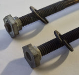 Pedal Board Contact Assembly Mounting Bolt, Nut & Washers (Pair) A & B series Organs "Original finish"