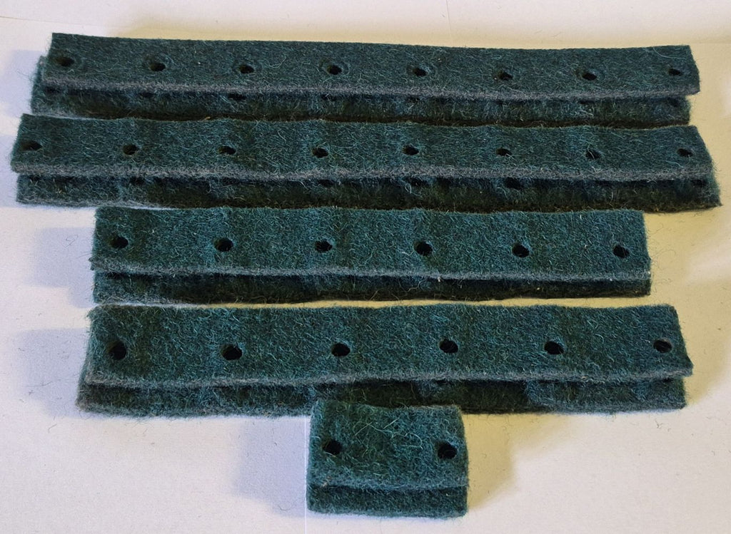 Felt Upstop Set for a Hammond 25-note Pedalboard