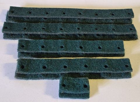 Felt Upstop Set for a Hammond 25-note Pedalboard