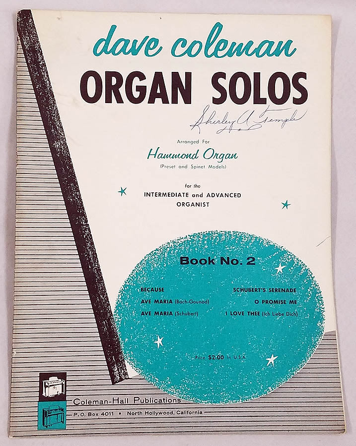 Dave Coleman Organ Solos for the Hammond Organ