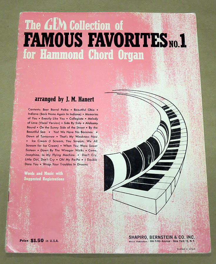 Famous Favorites for the Hammond Organ #1