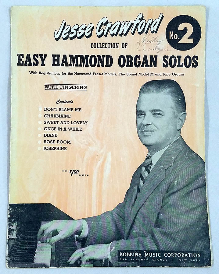 Jesse Crawford Easy Hammond Organ Solos #2