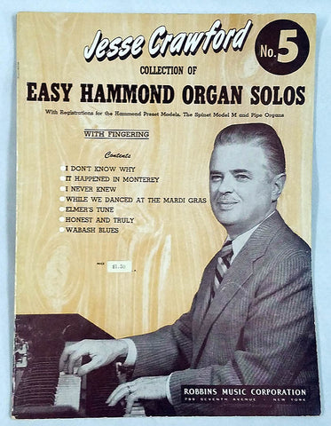 Jesse Crawford Easy Hammond Organ Solos #5
