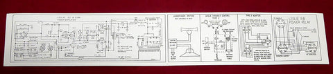 Label Sticker 122 Leslie Amp Chassis Schematic
