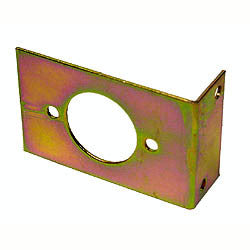 L-bracket for Amphenol plug or socket