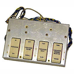 Percussion tablet box for Hammond Organ